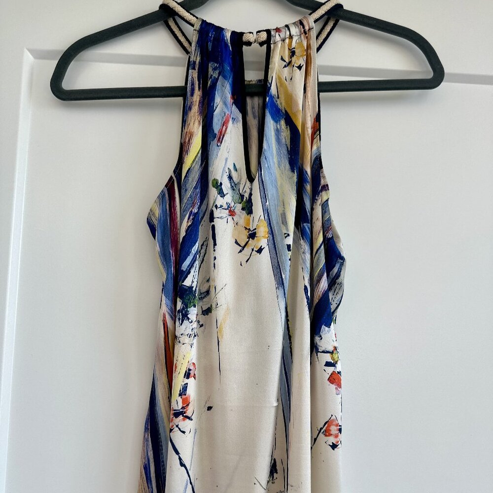 Elie Tahari Silk Halter Top